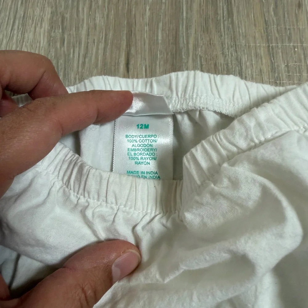 Classic White Baby Bloomers